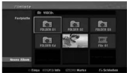 LG RH2T7 - Wiedergabe von DivX-Filmdateien - 1