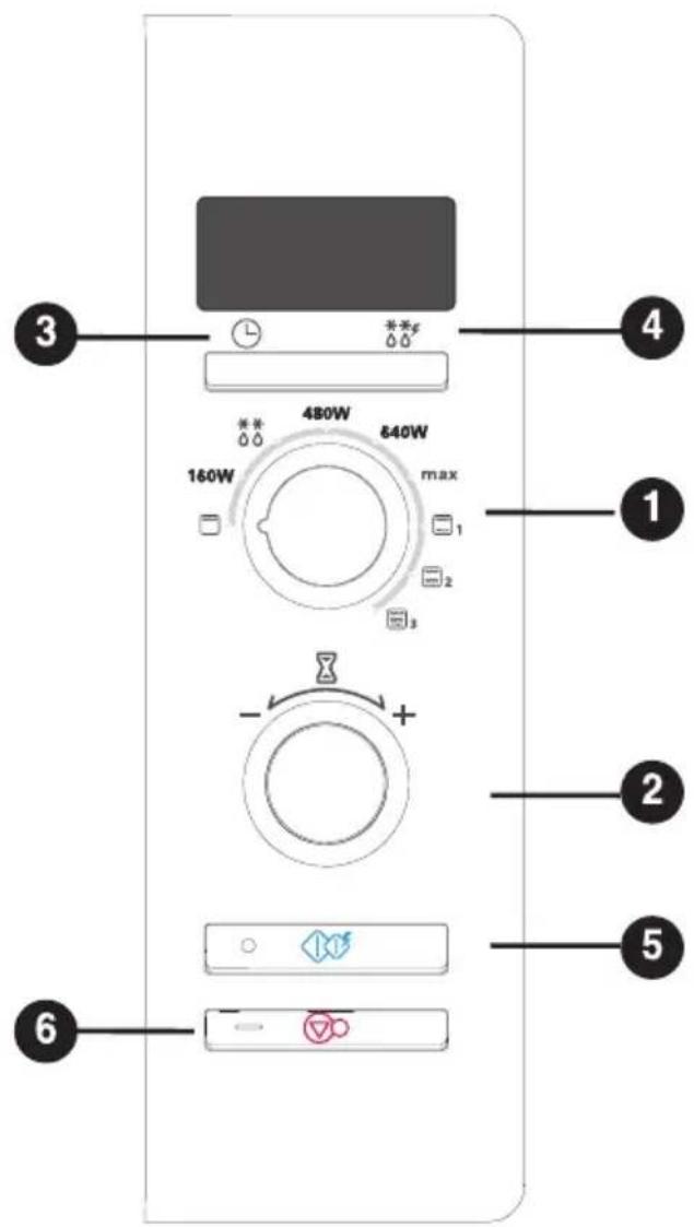 LG MB-3837C - Bedienfeld - 2