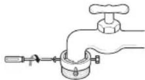 LG F4J6VYP2W - Connecting Screw-Type Hose to Tap Without Thread - 3