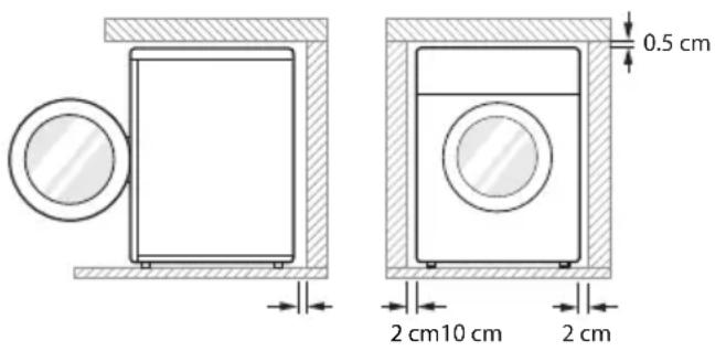 LG F4J6VYP2W - Installation Place Requirements Location - 1