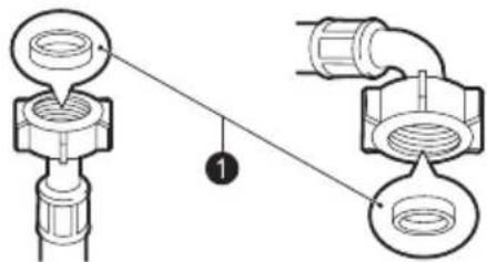 LG F2V9GCP2E - Checking the Rubber Seal on the Water Inlet Hose - 1