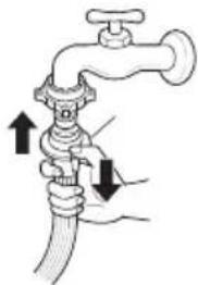 LG F2V9GCP2E - Connecting One Touch Type Hose to Tap Without Thread - 5
