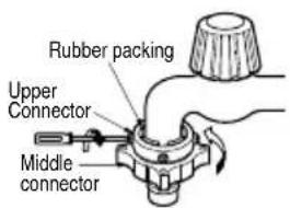 LG F1256QDP5 - ■ Normal Tap without thread & one touch type inlet hose (Single inlet models) - 3