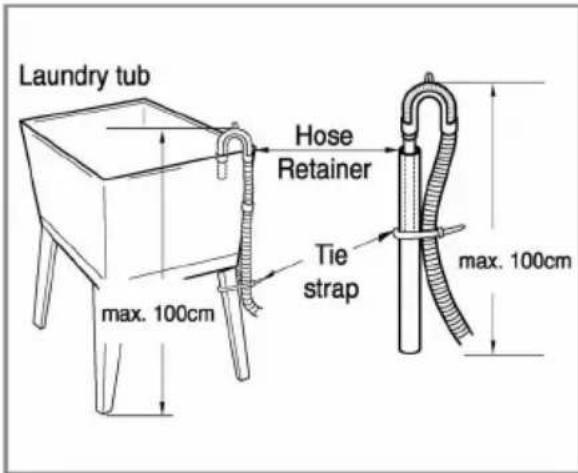LG F10A5QDP - ■ Installation of drain hose - 4