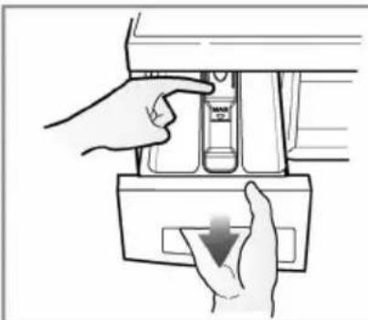LG F10A5QDP - ■ Dispenser drawer - 1