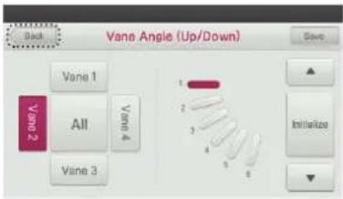 LG MULTI V PREMTA000A - Up/Down Vane Angle Setting - 6
