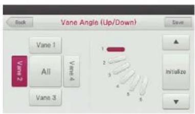 LG MULTI V PREMTA000A - Up/Down Vane Angle Setting - 3