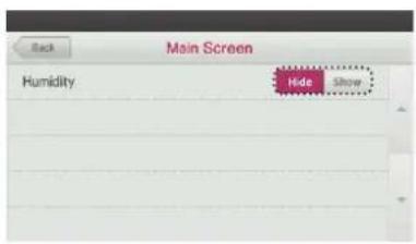 LG MULTI V PREMTA000A - Main Screen Display Setting - 4