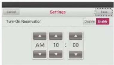 LG MULTI V PREMTA000A - Turn-On Reservation - 6