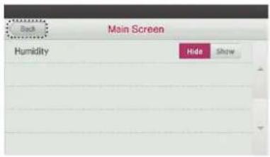 LG MULTI V PREMTA000A - Main Screen Display Setting - 5