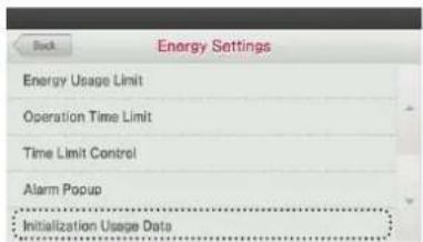 LG MULTI V PREMTA000A - Initialization Usage Data - 3