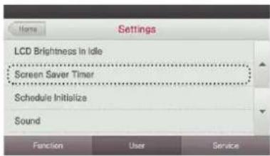 LG MULTI V PREMTA000A - Screen Saver Timer Setting - 3