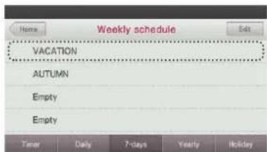LG MULTI V PREMTA000A - Weekly Schedule - 3