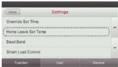 LG MULTI V PREMTA000A - Home Leave Set Temperature - 2