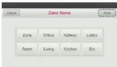 LG MULTI V PREMTA000A - Zone Name Setting - 4