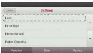 LG MULTI V PREMTA000A - Lock Setting - All Lock, On/Off Lock, Mode Lock - 2