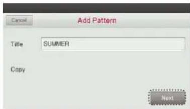 LG MULTI V PREMTA000A - Create and Edit 7-Days Pattern - 7