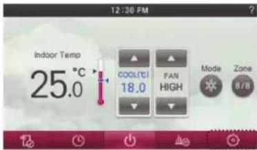 LG MULTI V PREMTA000A - Zone Name Setting - 1