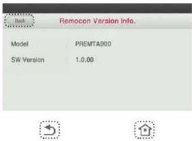 LG MULTI V PREMTA000A - Remocon version information - 5