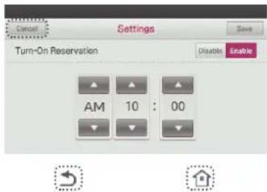 LG MULTI V PREMTA000A - Turn-On Reservation - 7