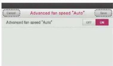 LG MULTI V PREMTA000A - Advanced fan speed "Auto" setting - 3