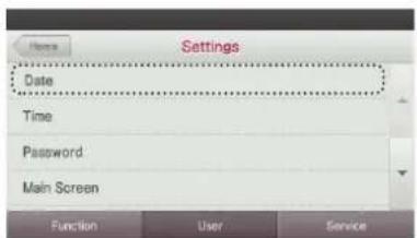 LG MULTI V PREMTA000A - Date Setting - 3