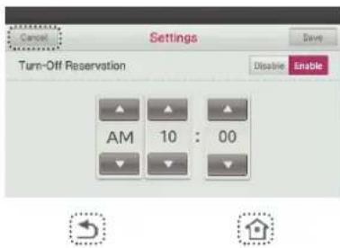 LG MULTI V PREMTA000A - Turn-Off Reservation - 7