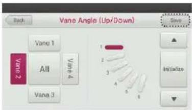 LG MULTI V PREMTA000A - Up/Down Vane Angle Setting - 5
