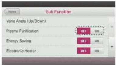 LG MULTI V PREMTA000A - Plasma Purification Setting - 2