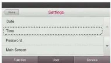 LG MULTI V PREMTA000A - Time Setting - 3