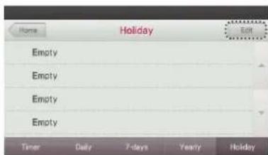 LG MULTI V PREMTA000A - Add Holiday - 1