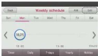 LG MULTI V PREMTA000A - 7-Days Pattern - Day of Week Event Copy/Paste - 1