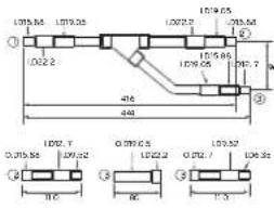 LG MULTI V ARWB180LAS4 - Branch pipe Fitting - 18