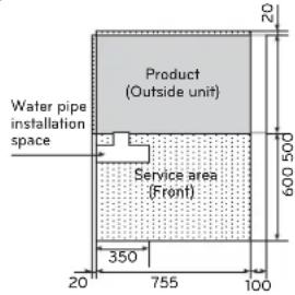 LG MULTI V ARWB180LAS4 - Individual Installation Water control - 1