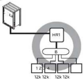 LG MULTI V ARWB180LAS4 - Y branch, Header and HR unit connection pattern - 4