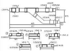 LG MULTI V ARWB180LAS4 - Branch pipe Fitting - 17
