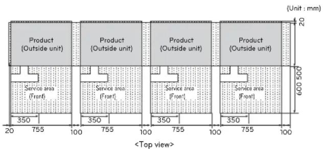 LG MULTI V ARWB180LAS4 - Collective / Continuous Installation - 1