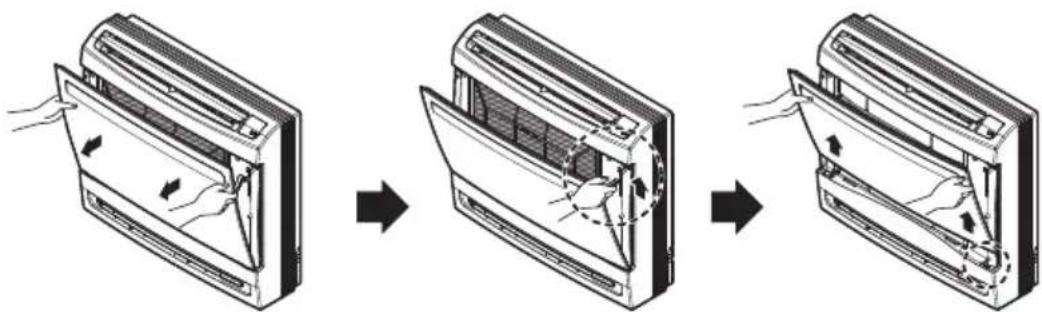 LG MULTI V ARNU09GVEA4 - Removal of Grille - 1