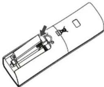 LG VM182CS - Colocación de las pilas - 2