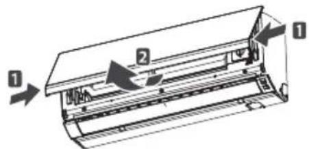 LG VM182CS - Operating the air conditioner without the remote control - 1