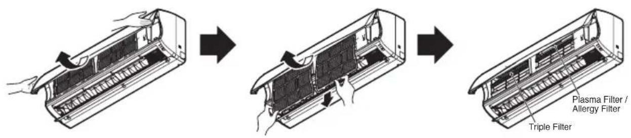LG VM182CL - Removal of Filters - 1