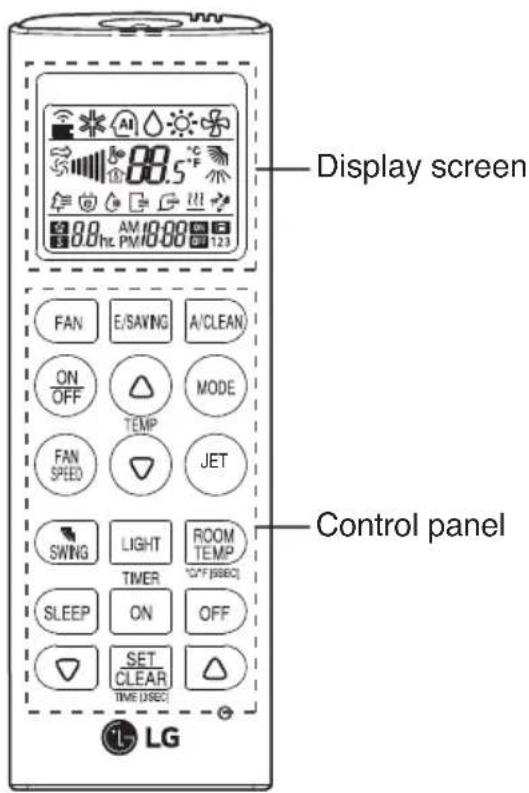 LG VM182CL - Wireless Remote Controller - 1