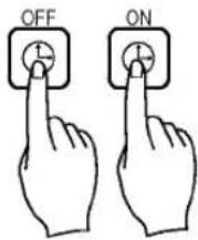 LG LS-P0960CL - Timer Setting Procedure - 1