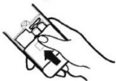 LG LS-P0960CL - How to insert batteries - 3