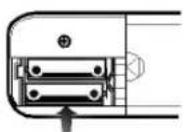 LG LS-P0960CL - How to insert batteries - 2