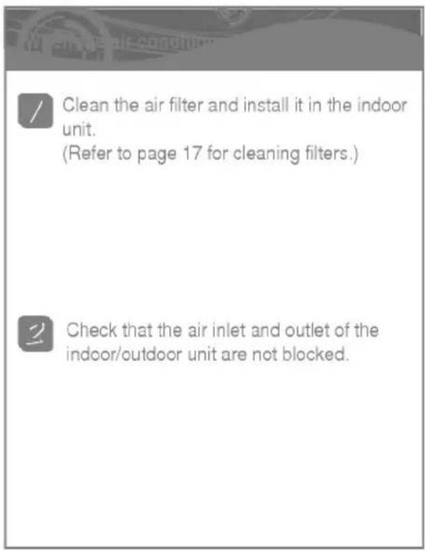 LG AS-H096RLA0 - When the air conditioner is not going to be used for a long time. - 2