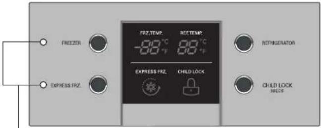 LG GW-P227YLNK - Temperatur- und Funktionseinstellung - 2