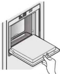 LG GW-P227XSNK - Um die Hausbar zu öffnen, ziehen Sie vorsichtig am Griff. - 1