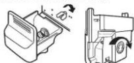 LG GW-P217FLCV - Wenn der Sammelbehälter sich nicht problemlos wieder hineinschieben läßt - 1