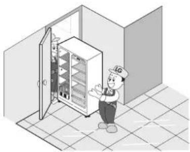 LG GW-L227HNQV - Den Kühlschrank durch die Türöffnung schieben - 1